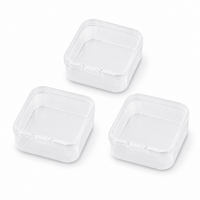 Mini Clear Storage Boxes – Set of 3