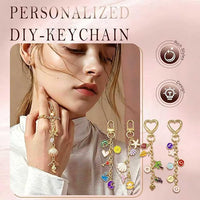 Keychain Making Kit, 514Pcs DIY Craft Supplies with Charms, Hooks, Jump Rings, Lobster Clasps, Chains and Tools for Custom Keychains and Bag Charms