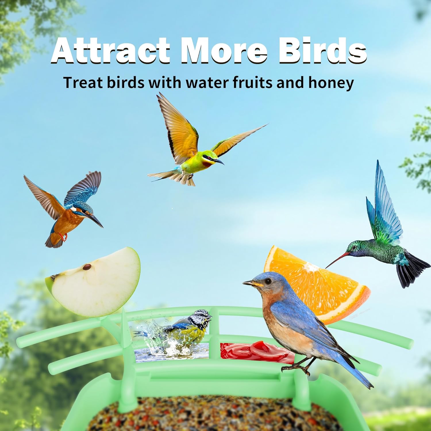 OIRHNL Bird Feeder|Green