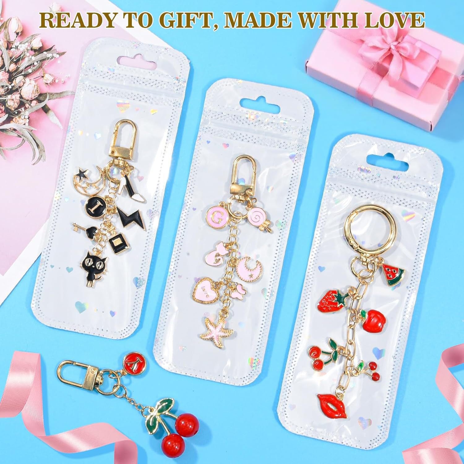 656 PCS Complete DIY Keychain Making Kit – All Accessories Included